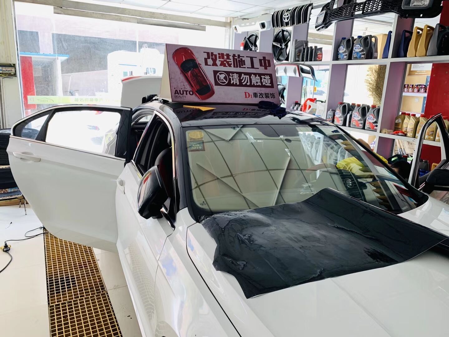 大众凌渡边柱改色……门把手电镀银(图7)