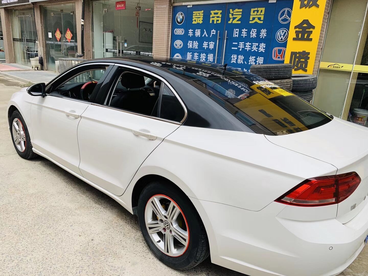 大众凌渡边柱改色……门把手电镀银(图3)