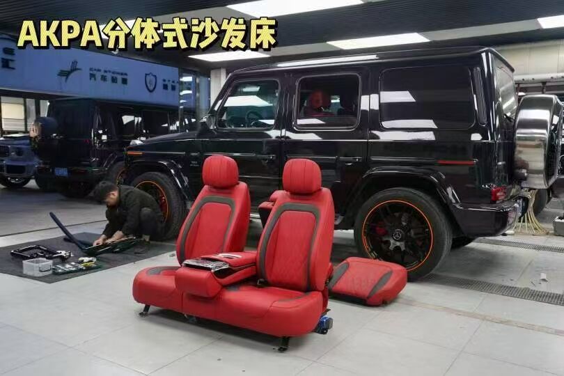 奔驰大G专用分体式沙发床座椅(图2)